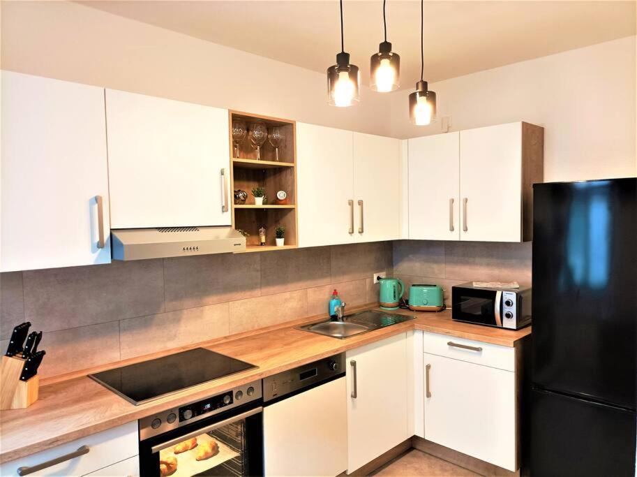 Modernes Apartment Mit Balkon 马格德堡 外观 照片